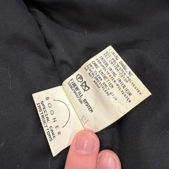 Vintage 90s Bogner Expedition Ski Snowboard Jacket Green Embroidered Men's 42 - Picture 12 of 15